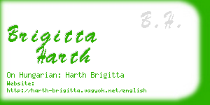 brigitta harth business card